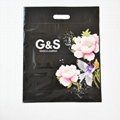 plastic shopping bag die cut handle clothing  bag HF002  2