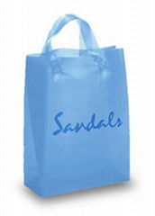 Custom Logo Plastic Shopping Loop Handle Bag HF006