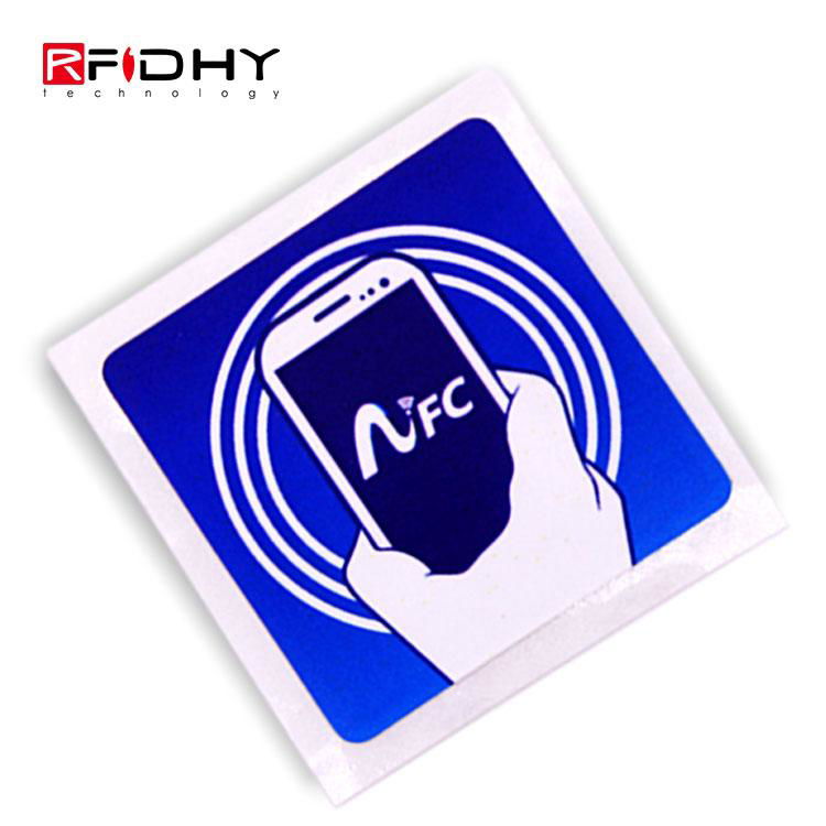 I CODE SLI 50x50mm NFC RFID Tamper Proof Label 4