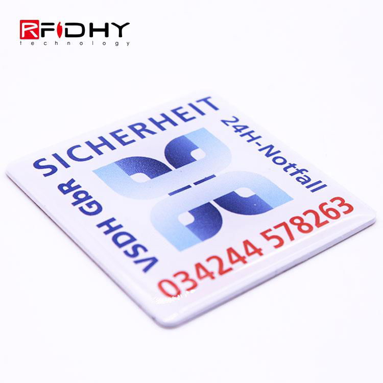 I CODE SLI 50x50mm NFC RFID Tamper Proof Label 5