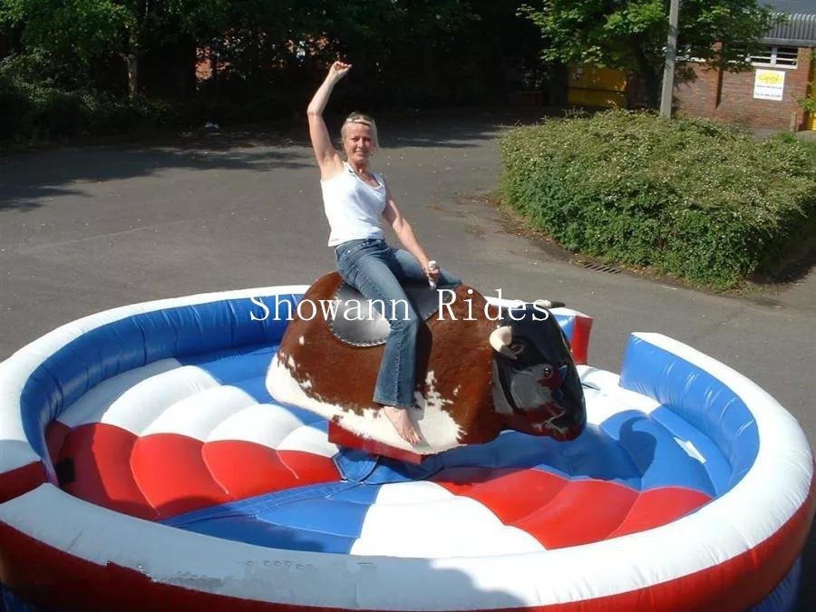 Inflatable Bll Rides Kids Mechanical Bull With Cheap Price Rodeo Bull Fighting M 4