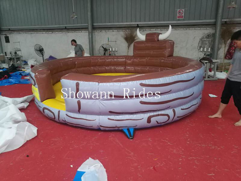 Inflatable Bll Rides Kids Mechanical Bull With Cheap Price Rodeo Bull Fighting M 5