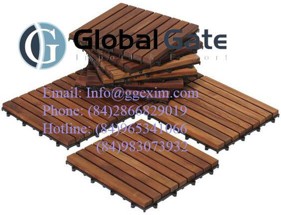 12-SLAT WOOD DECK TILES 3