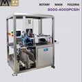 Three times & Four tomes Facial Mask Folding Bagging Machine 
