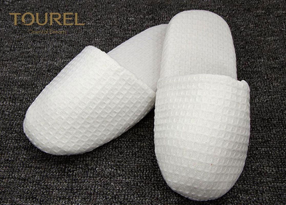EVA Sole Waffle Indoor Disposable Hotel Slippers With Custom Logo