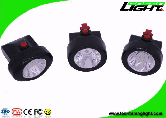 Rechargeable Led Headlamp , 149g Miners Light with 3.7V Lithium Ion Battery 5