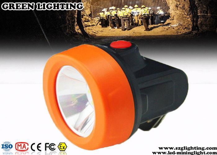 Waterproof Miners Cap Lamp with USB Charger Rechargeable Lithium Ion Battery