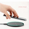 Isansun Qi fast wireless charger, folding wireless charging stand for samsung s6 1