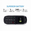 Isansun Hot sale mini bluetooth mobile phone with headset GSM Card 4