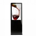 43" 2k FHD floor stand kiosk digital display for supermarket advertisement 3