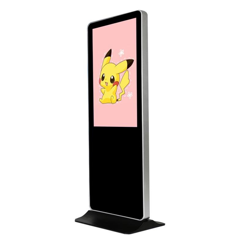 Thin advertising marketing equipment floor standing digital signage kiosks