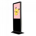 Thin advertising marketing equipment floor standing digital signage kiosks