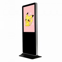 Thin advertising marketing equipment floor standing digital signage kiosks