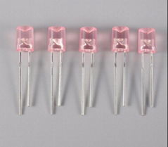 5mm Concave LED Light Pale Pink Short Legs for Christmas Light