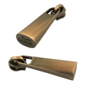 Custom made metal zipper pulls