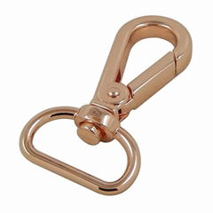 Silver lock swivel hook for laptop bags