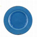 Hot selling Melamine round Bumpy dinner