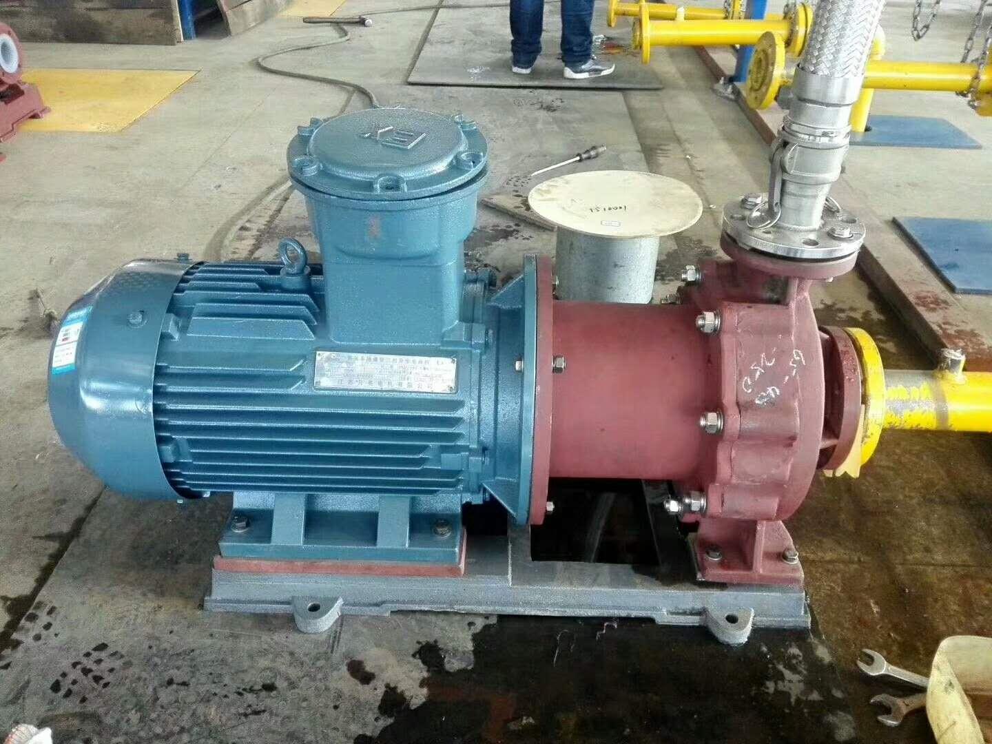 Caustic Soda Transfer Chemical Magnetic driven pump with flow capacity 25m3/h 0. 4