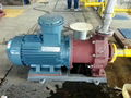 Caustic Soda Transfer Chemical Magnetic driven pump with flow capacity 25m3/h 0.