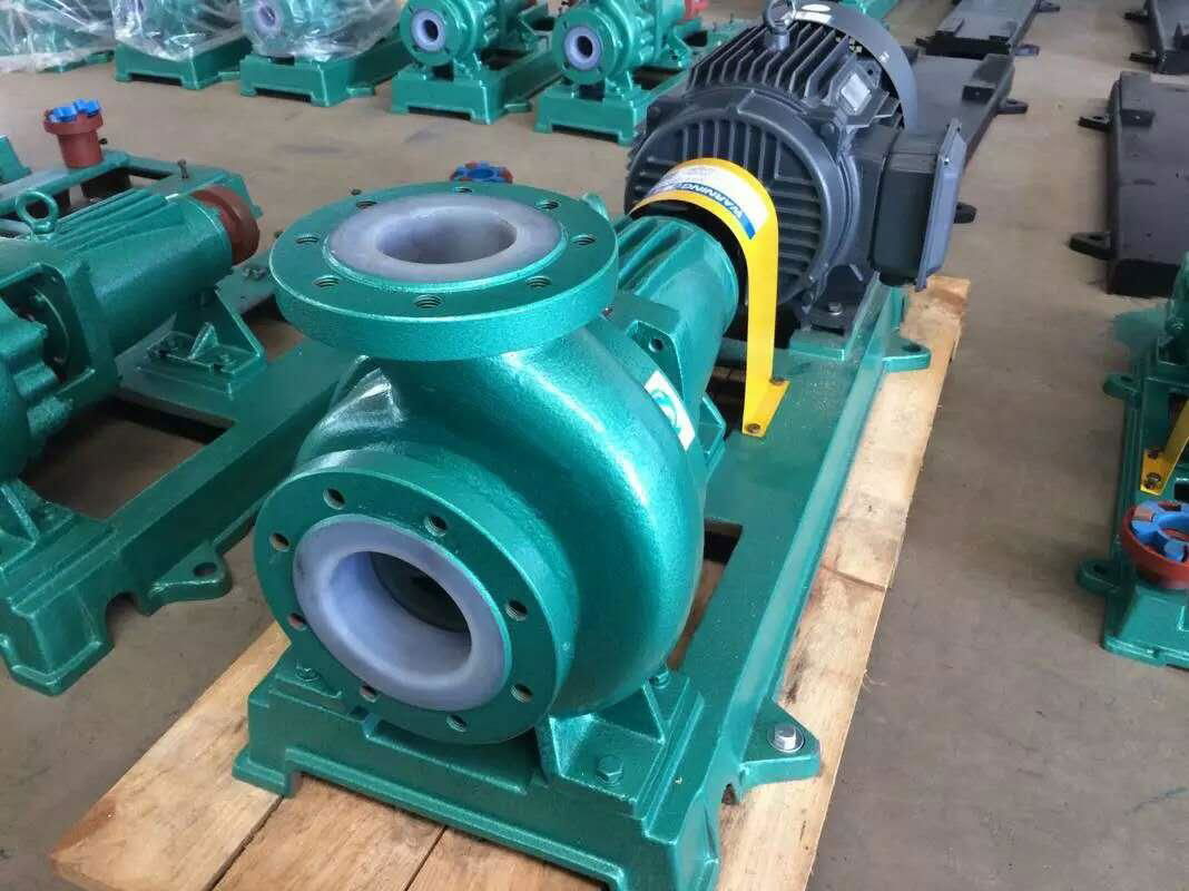 IHF Series Fluorine plastic lined anticorrosive  centrifugal pump 2