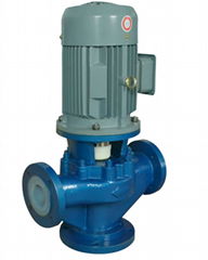 GDF Fluorine Plastic Vertical Centrifugal Pump Anti Corrosive  Pump