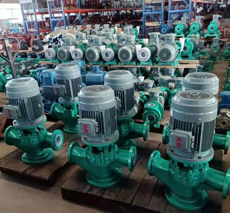 GDF Fluorine Plastic Vertical Centrifugal Pump Anti Corrosive  Pump  5