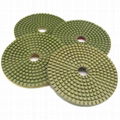 4Inch Wet Polishing Pads For Granite and Concrete 1