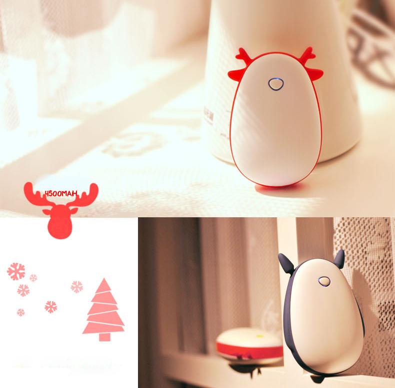 Power Bank Hand Warmer at Cartoon Shape (YM1/4500mAh) 4