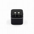 Charger with Us/EU Power Charger Multi USB Charger Adapter Plug for Mobile Phone 2