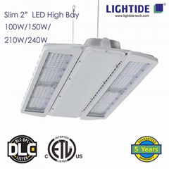 Lightide Slim 2″ LED High Bay Lights, 100W-480W 