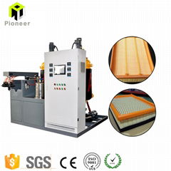 Polyurethane foam cabin air filter high speed injection machine making