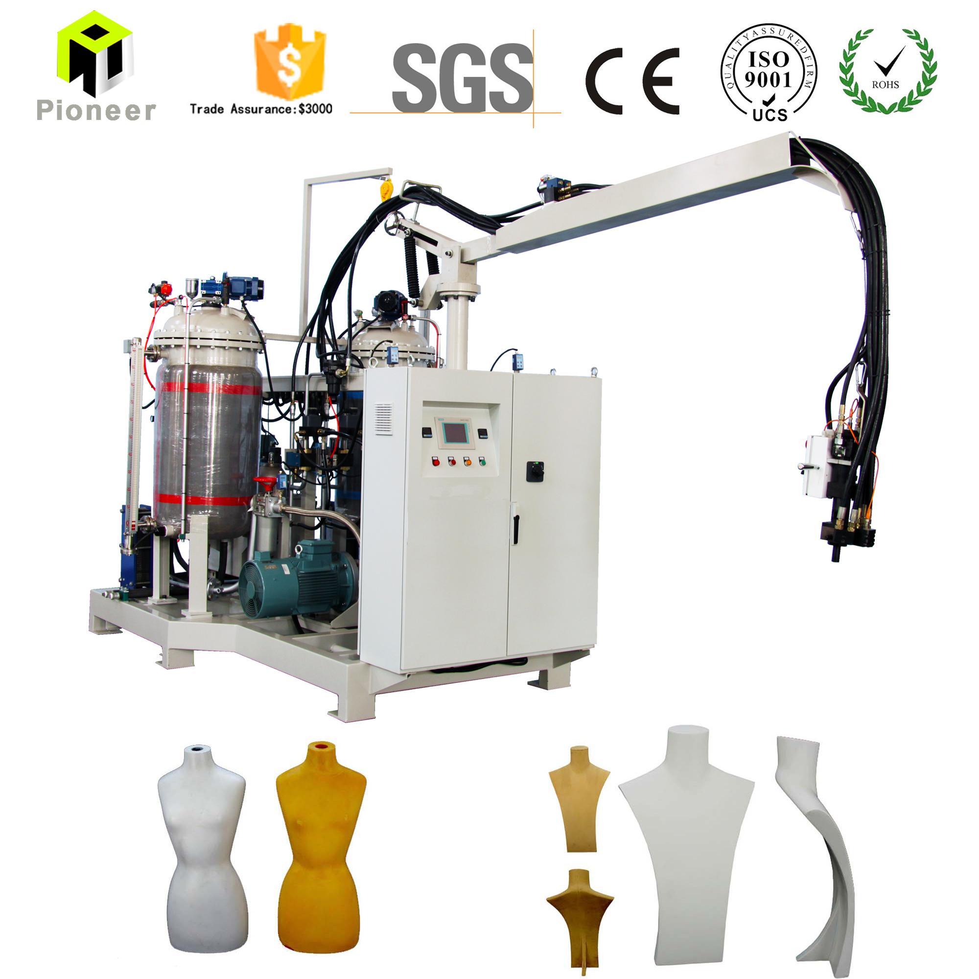 polyurethane foam fill tire equipment for motorcycle seat YONGJIA