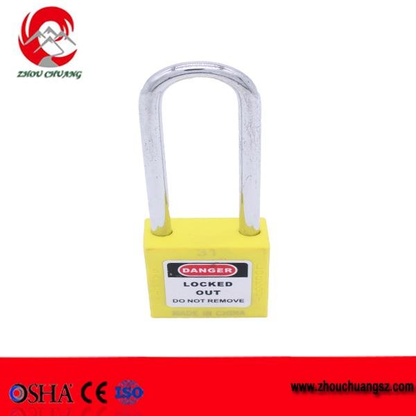 76mm steel long shackle safety keyed alike and logo engraving available smart pa 2