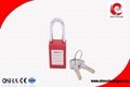 Durable Xenoy safety padlock with steel shackle applied for school 2