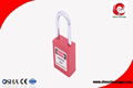 Durable Xenoy safety padlock with steel shackle applied for school 4