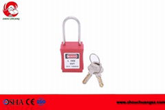 hot sale xenoy safety padlock abs body with short shackle