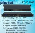 TDMOIP,1E1 4E1 8E1 over Ethernet protocol converter support PC manage 2*ETH 1