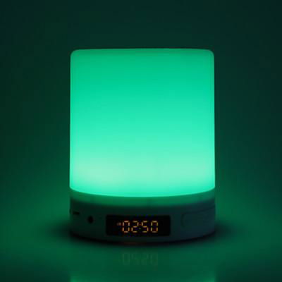 Portable Wireless Bluetooth Touch Lamp Speaker（Multi-Color）