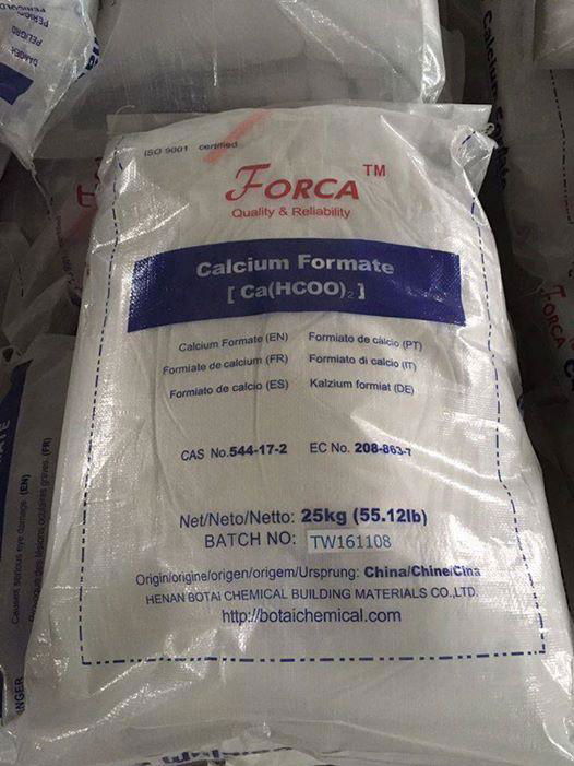 construction china factory accelerator 98% min feed additive calcium formate 3