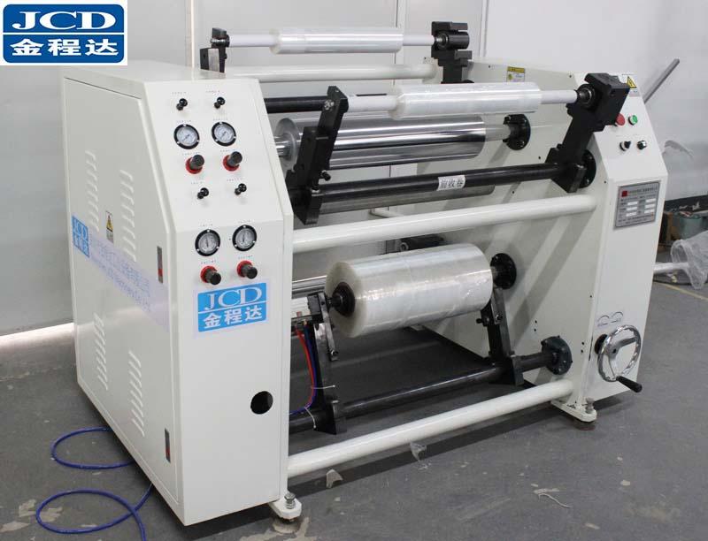 Semi-auto stretch film jumbo roll slitter rewinder machine 2