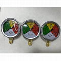 40bar Stainless Steel Bottom Thread  Pressure Gauge for Machine 1