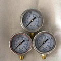 63mm 140bar Crimped Ring Bezel Bourdon Tube Pressure gauge 4