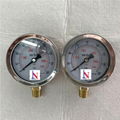 Water Working Media Hydraulic Pressure Gauge Instrument 4