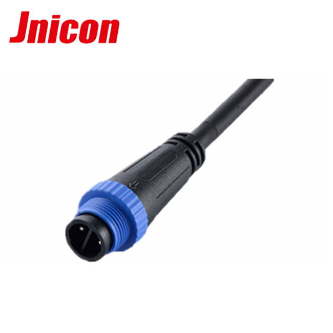 M15 2 pin electrical plug socket outdoor lighting waterproof connector
