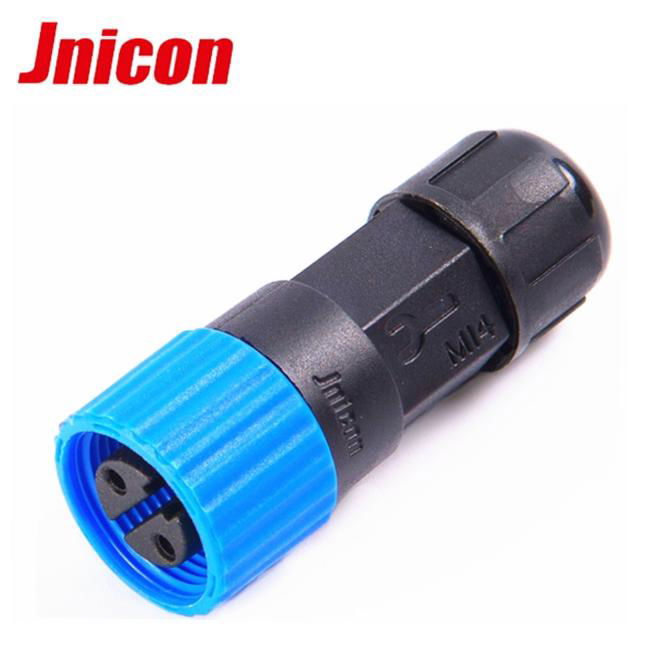 M15 2 pin electrical plug socket outdoor lighting waterproof connector 4