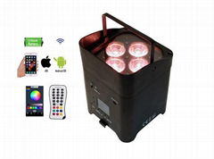 4Pcs Battery Wifi 18w Led Par