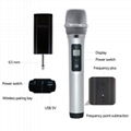 China Export Top Quality Handheld UHF Professional Wireless Microphone 3