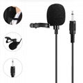 Hands-free Mini Wired Condenser Microphone Clip-on Lapel Lavalier Microphone 1