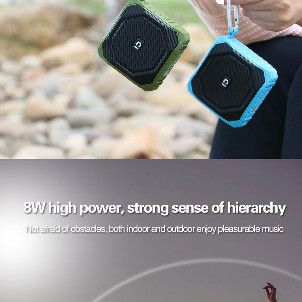 Hot Selling Portable waterproof wireless blue tooth Speaker with Power Bank 4