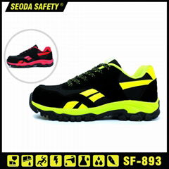 Suede Mesh Leather Safety Working Shoes (sf-890)